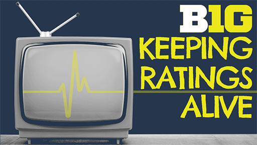 Big Ten Ratings Boost