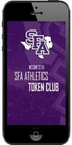 sfa athletics token